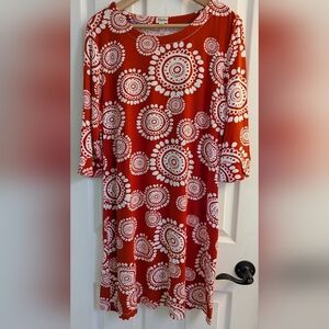 Hatley Patterned Shift Dress Sz XL